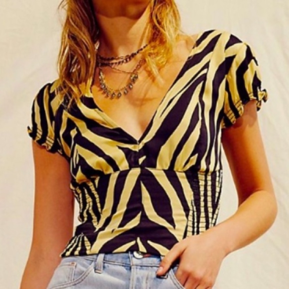 NWT Free People Show Me Love Top